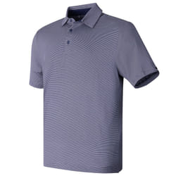 Under Armour Mens Playoff 3.0 Micro-Stripe Polo Shirt - 3XL, Midnight Navy/Downpour Grey/Black