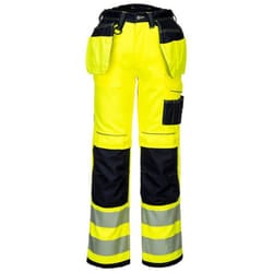 Portwest Unisex Adult Hi-Vis Work Trousers - 30R, Yellow/Black
