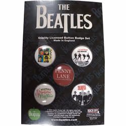 The Beatles Liverpool Badge (Pack of 5)