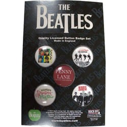 The Beatles Liverpool Badge (Pack of 5)