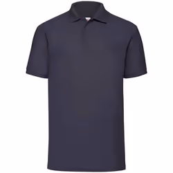 Fruit of the Loom Mens Pique Polo Shirt - 3XL, Deep Navy