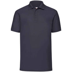 Fruit of the Loom Mens Pique Polo Shirt - 3XL, Deep Navy