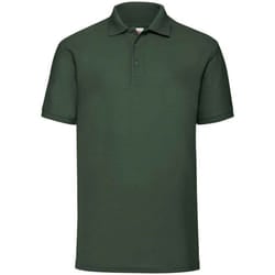 Fruit of the Loom Mens Pique Polo Shirt - XL, Bottle Green