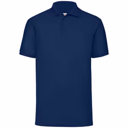 Fruit of the Loom Mens Pique Polo Shirt - XXL, Navy