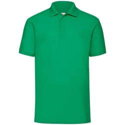 Fruit of the Loom Mens Pique Polo Shirt - 3XL, Kelly Green