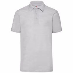 Fruit of the Loom Mens Pique Polo Shirt - 3XL, Heather Grey