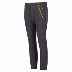 Regatta Childrens/Kids Tech Mountain Hiking Trousers - 7-8 Years, Seal Grey/Apricot Crush