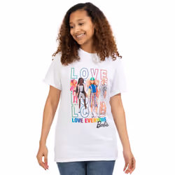 Barbie Womens/Ladies Love Everyone Pride T-Shirt - 16 UK, White