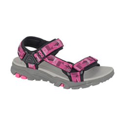 PDQ Womens/Ladies Logo Sandals - 5 UK, Fuchsia/Black