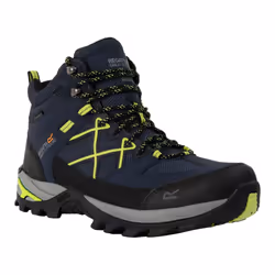 Regatta Mens Samaris III Walking Boots - 10 UK, Navy/Lime Punch
