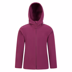 Mountain Warehouse Childrens/Kids Camber Full Zip Hoodie - 7-8 Years, Berry