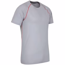 Mountain Warehouse Mens Aero II Short-Sleeved T-Shirt - 4XL, Light Grey