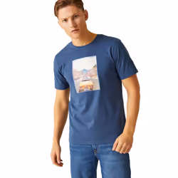 Regatta Mens Cline VIII Road T-Shirt - L, Dark Denim
