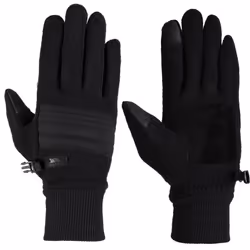 Trespass Mens Douglas Leather Ski Gloves - S-M, Black