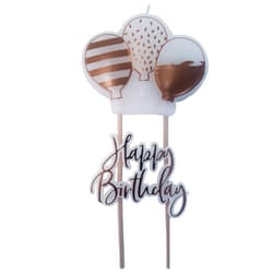 Amscan Balloons Happy Birthday Pick Candle