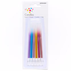 Amscan Girls Rule Ombre Candles (Pack of 6)