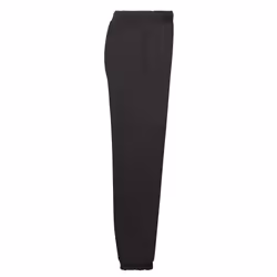 Fruit of the Loom Childrens/Kids Classic Plain Elasticated Cuff Jogging Bottoms - 12-13 Years, Black
