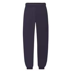 Fruit of the Loom Childrens/Kids Classic Plain Elasticated Cuff Jogging Bottoms - 12-13 Years, Deep Navy