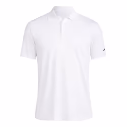 Adidas Clothing Mens Performance Polo Shirt - M, White
