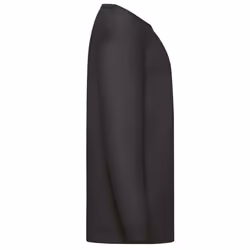 Fruit of the Loom Childrens/Kids Valueweight Plain Long-Sleeved T-Shirt - 7-8 Years, Black