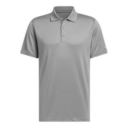 Adidas Clothing Mens Performance Polo Shirt - L, Grey Three
