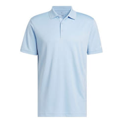 Adidas Clothing Mens Performance Polo Shirt - XL, Clear Sky