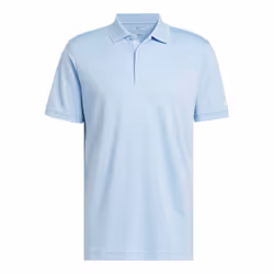 Adidas Clothing Mens Performance Polo Shirt - XXL, Clear Sky