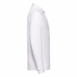 Fruit of the Loom Childrens/Kids 65/35 Plain Long-Sleeved Polo Shirt - 3-4 Years, White