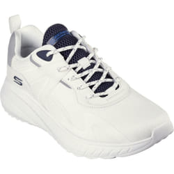 Skechers Mens Bobs Squad Chaos Elevated Drift Trainers - 9 UK, White/Multicoloured