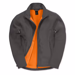 B&C Mens ID.701 Soft Shell Jacket - 3XL, Dark Grey