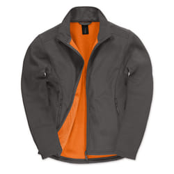 B&C Mens ID.701 Soft Shell Jacket - 3XL, Dark Grey