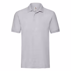 Fruit of the Loom Mens Premium Pique Polo Shirt - L, Heather Grey