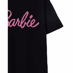 Barbie Womens/Ladies Classic Logo Short-Sleeved T-Shirt - M, Black