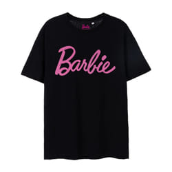 Barbie Womens/Ladies Classic Logo Short-Sleeved T-Shirt - 3XL, Black