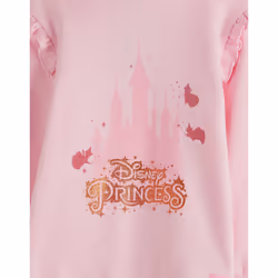 Disney Princess Childrens/Kids Crown 3D Hoodie - 7-8 Years, Pink