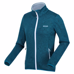 Regatta Womens/Ladies Newhill Marl Full Zip Fleece Jacket - 10 UK, Gulfstream/Sea Haze