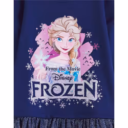 Frozen Girls Elsa Casual Dress - 3-4 Years, Navy