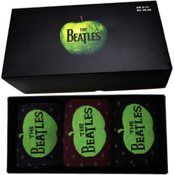 The Beatles Womens/Ladies Apple & Spots Socks (Pack of 3)