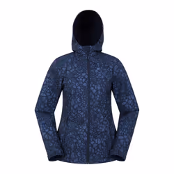Mountain Warehouse Womens/Ladies Exodus Giraffe Print Water Resistant Soft Shell Jacket