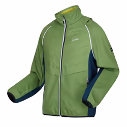 Regatta Mens Steren II Softshell Hybrid Jacket - XL, Piquant Green/Moroccan Blue/Citron Lime