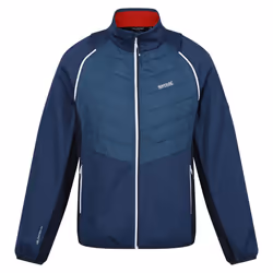 Regatta Mens Steren II Softshell Hybrid Jacket - 3XL, Moonlight Denim/Navy/Danger Red
