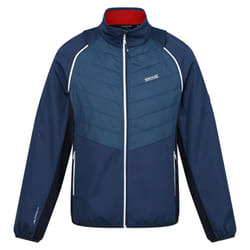 Regatta Mens Steren II Softshell Hybrid Jacket - 3XL, Moonlight Denim/Navy/Danger Red