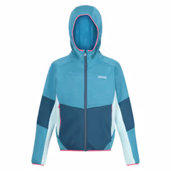 Regatta Childrens/Kids Dissolver VIII Full Zip Fleece Jacket - 3-4 Years, Tahoe Blue/Moroccan Blue/Bleached Aqua