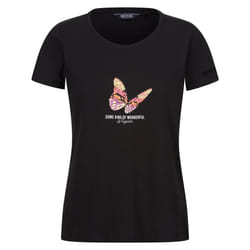 Regatta Womens/Ladies Filandra VIII Butterfly T-Shirt - 20 UK, Black