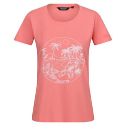 Regatta Womens/Ladies Filandra VIII Tropical Island T-Shirt - 22 UK, Shell Pink