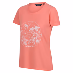 Regatta Womens/Ladies Filandra VIII Tropical Island T-Shirt - 22 UK, Shell Pink