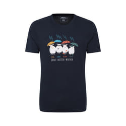 Mountain Warehouse Mens Great British Weather T-Shirt - XS, Navy