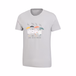 Mountain Warehouse Mens Great British Weather T-Shirt - XS, Grey