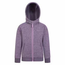 Mountain Warehouse Childrens/Kids Nevis Full Zip Hoodie - 13 Years, Lilac