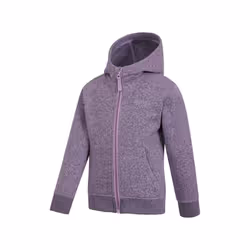 Mountain Warehouse Childrens/Kids Nevis Full Zip Hoodie - 13 Years, Lilac